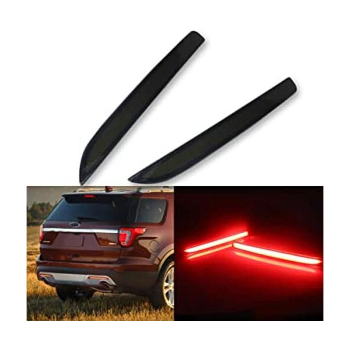GTINTHEBOX Luces reflectoras LED de parachoques ahumadas