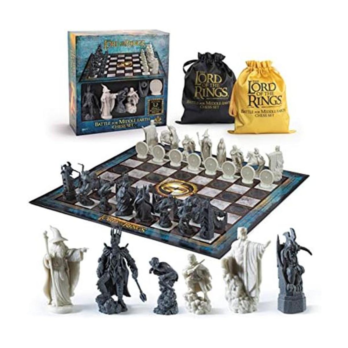 Juego de ajedrez de Lord of the Rings Battle for Middle