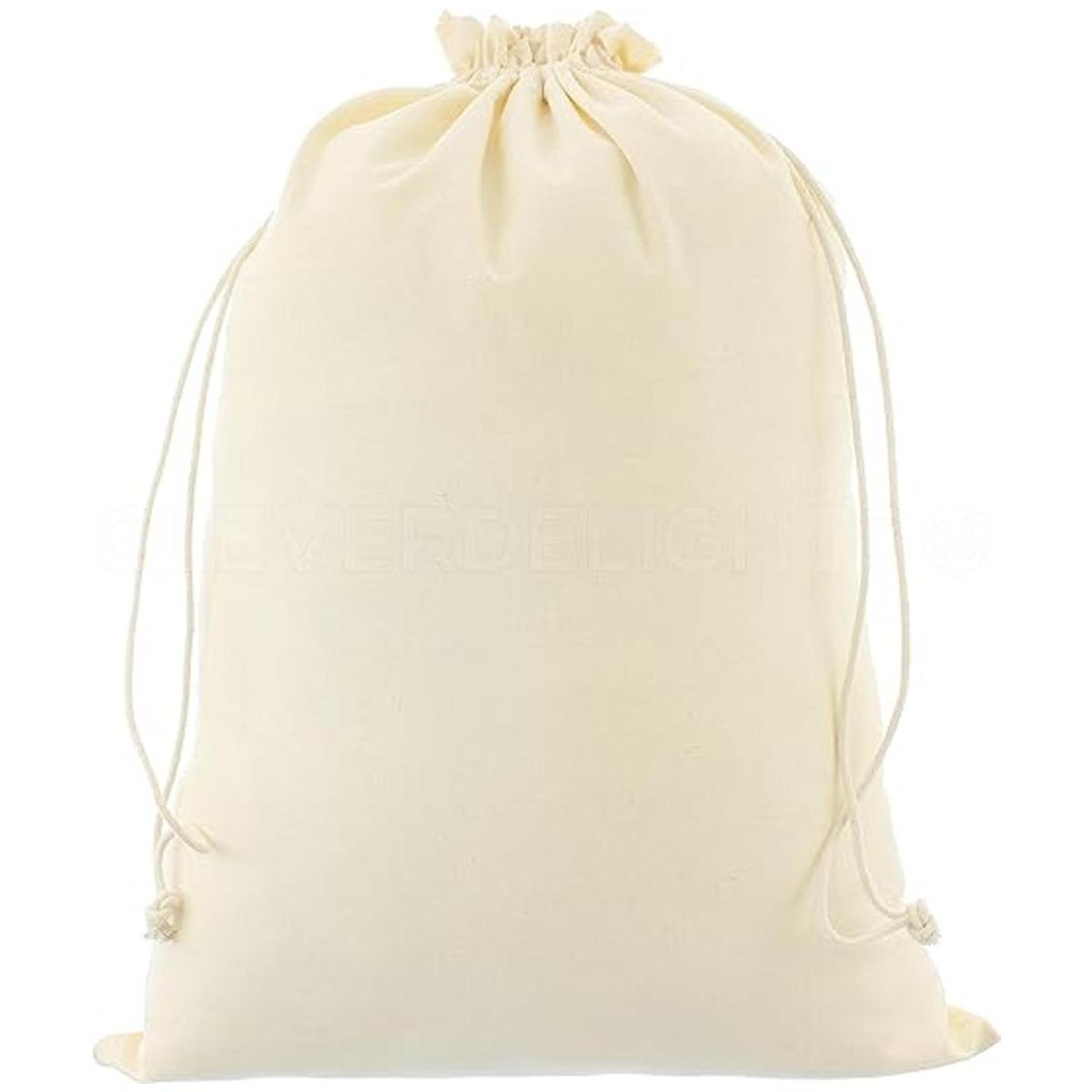 CleverDelights Bolsas de algodón 14 x 20 pulgadas