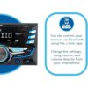 JENSEN MPR420 Receptor estéreo de auto doble DIN de 7_5