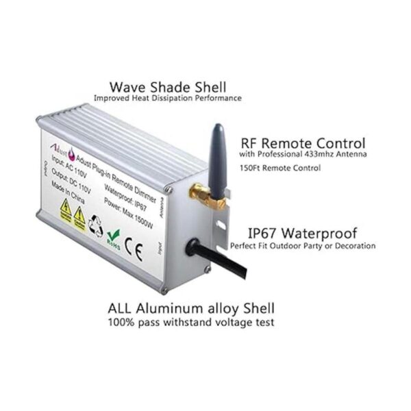 Regulador de luces para exteriores de 1500 W IP67_3