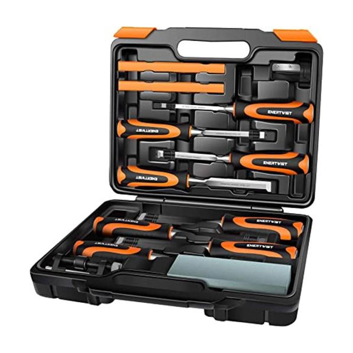 ENERTWIST Juego de cinceles de madera de 13 piezas juegos