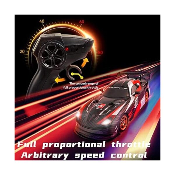 Auto de deriva RC de alta velocidad con control remoto_3