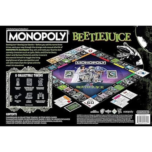 Monopoly Beetlejuice Juego de mesa Basado en la película_5