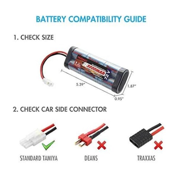 Tenergy 7.2V Batería Pack para Coche RC Alta Capacidad_2