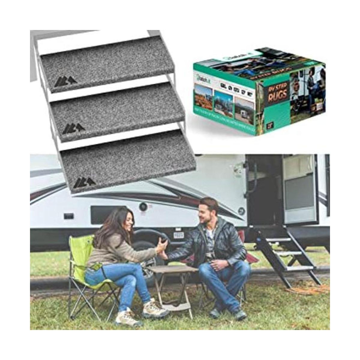 LATCH.IT Juego de 3 fundas para escalones de caravana de