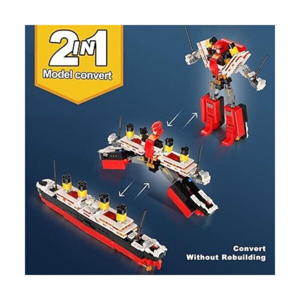 JOJOPeach Titanic Stem Toys modelo Titanic 2 en 1 y kit_2