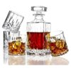 E LIDOMC Juego de 5 decantadores de whisky de cristal_1