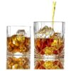 E LIDOMC Juego de 5 decantadores de whisky de cristal_4