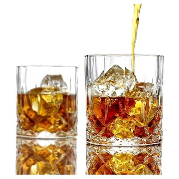 E LIDOMC Juego de 5 decantadores de whisky de cristal_4