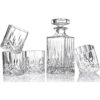 E LIDOMC Juego de 5 decantadores de whisky de cristal_2
