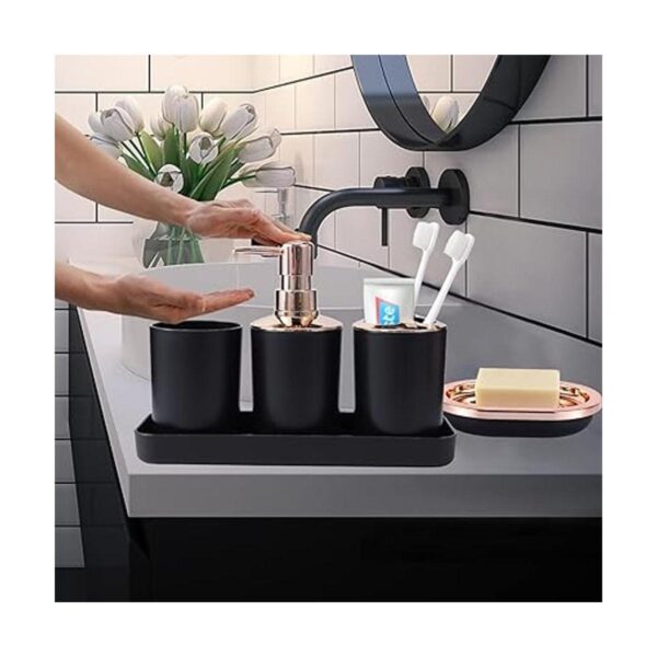 Juego completo de accesorios de baño de 8 piezas incluye_4