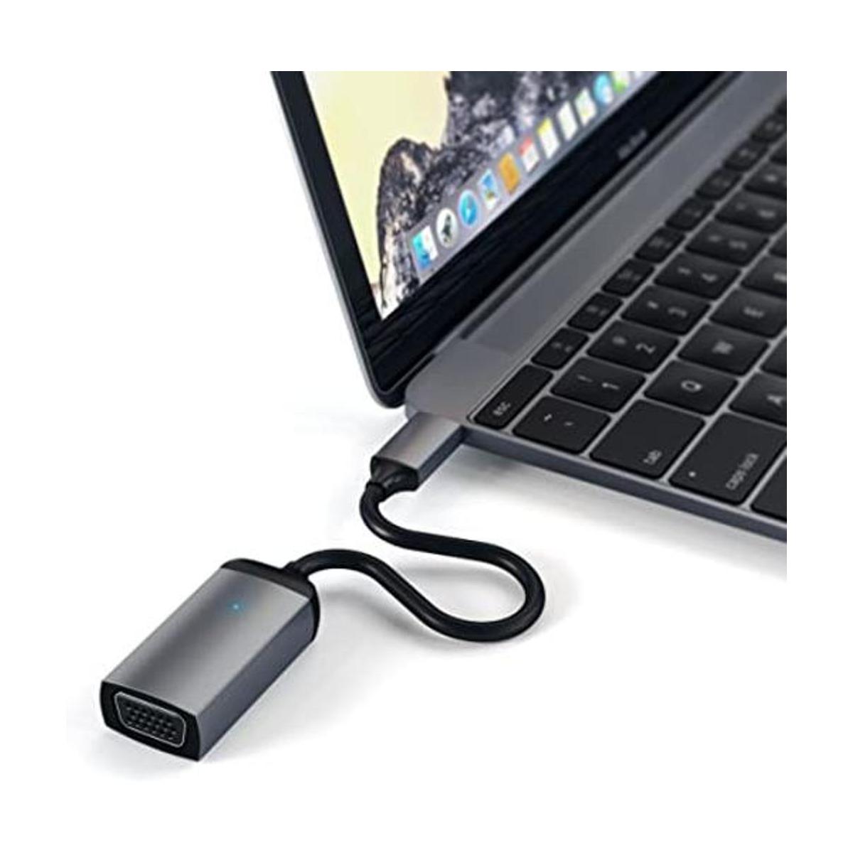 Satechi Adaptador de cable USBC VGA tipo C 1080p60Hz