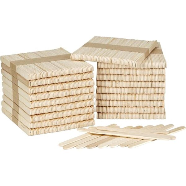 Artlicious 1000 palitos de madera natural para_3