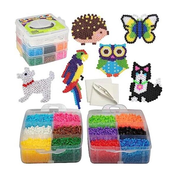 Super kit de 8000 cuentas de fusibles con tableros de_1