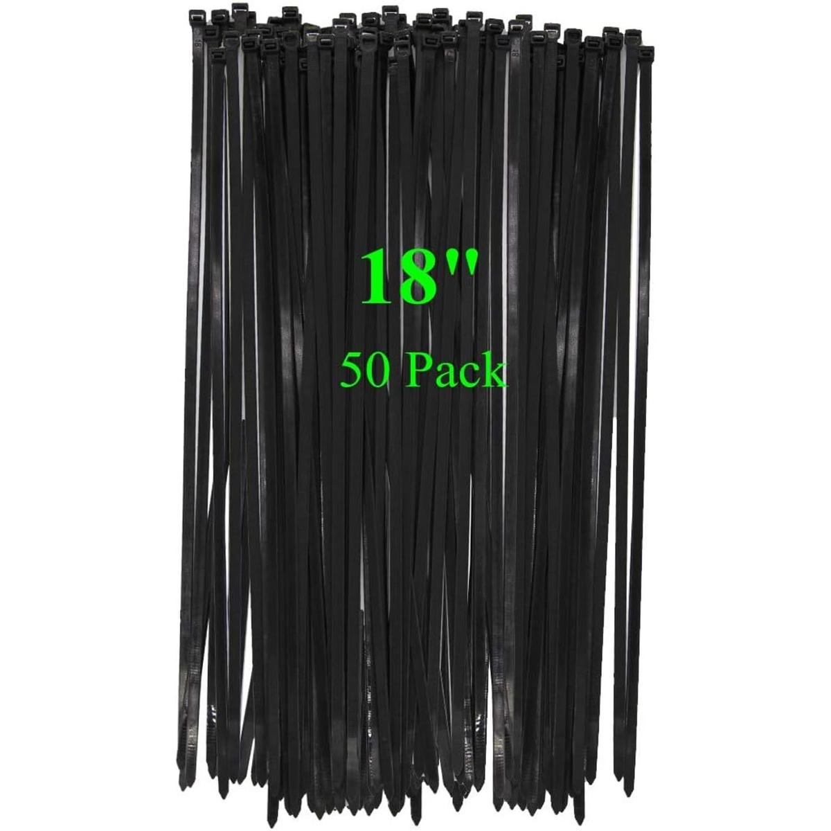 Bridas de nailon largas de 18 pulgadas de ancho gran