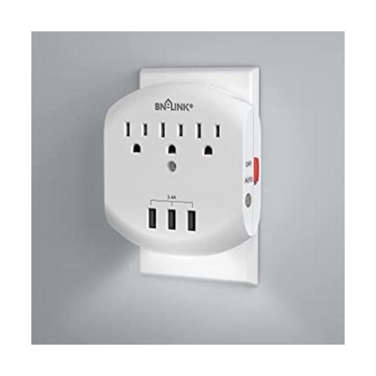 BNLINK Toma de corriente múltiple cargador de pared USB