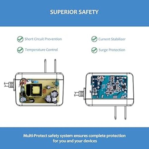ELEGOO Adaptador convertidor de CA 100 V240 V CC 9 V 1 A_3