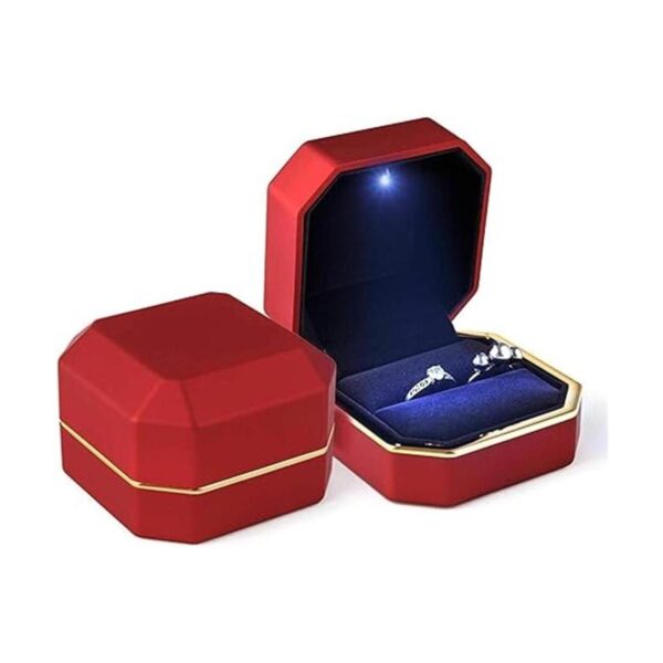 AVESON Estuche de joyas de lujo con luz LED_2