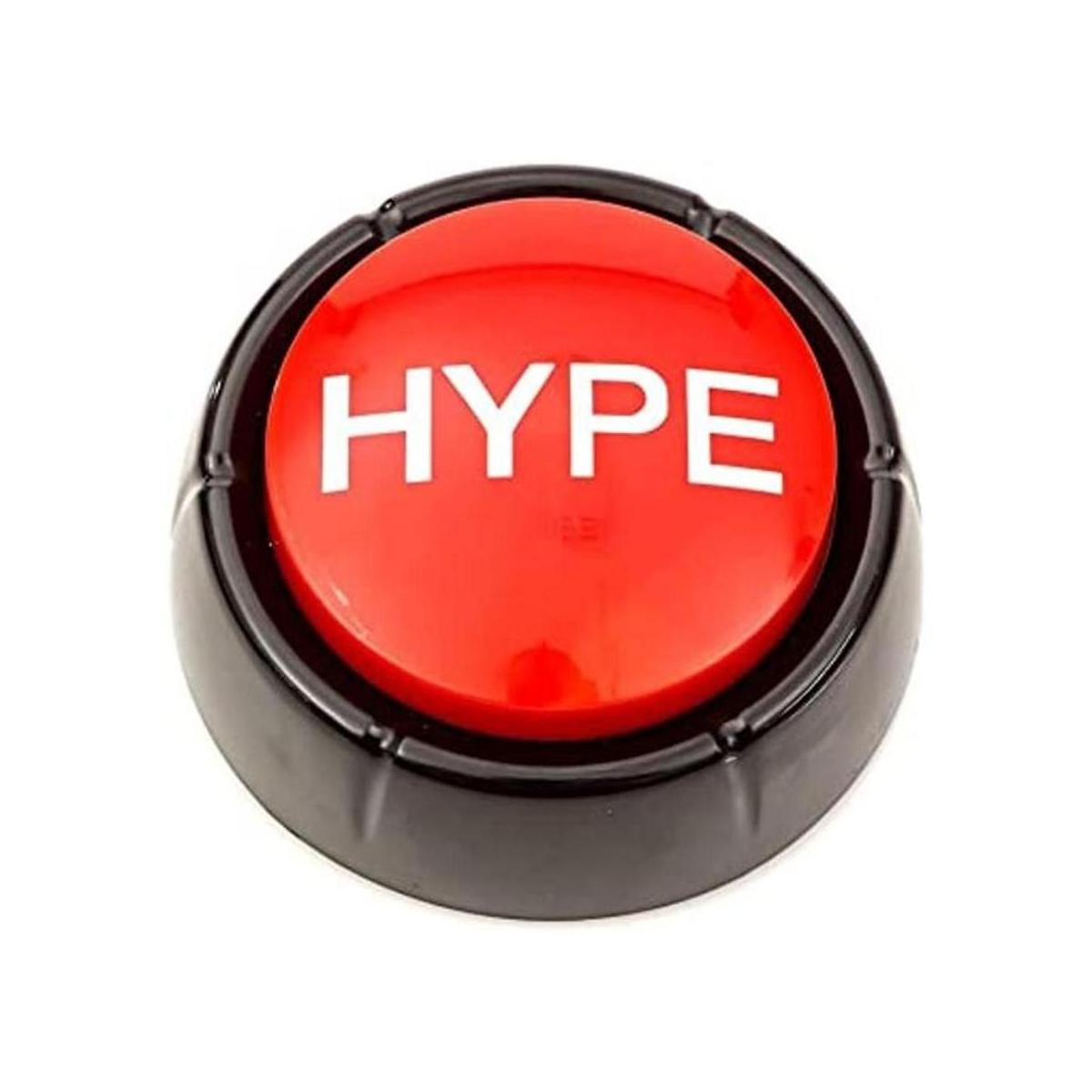The Hype Button Botón de efecto de sonido de bocina de