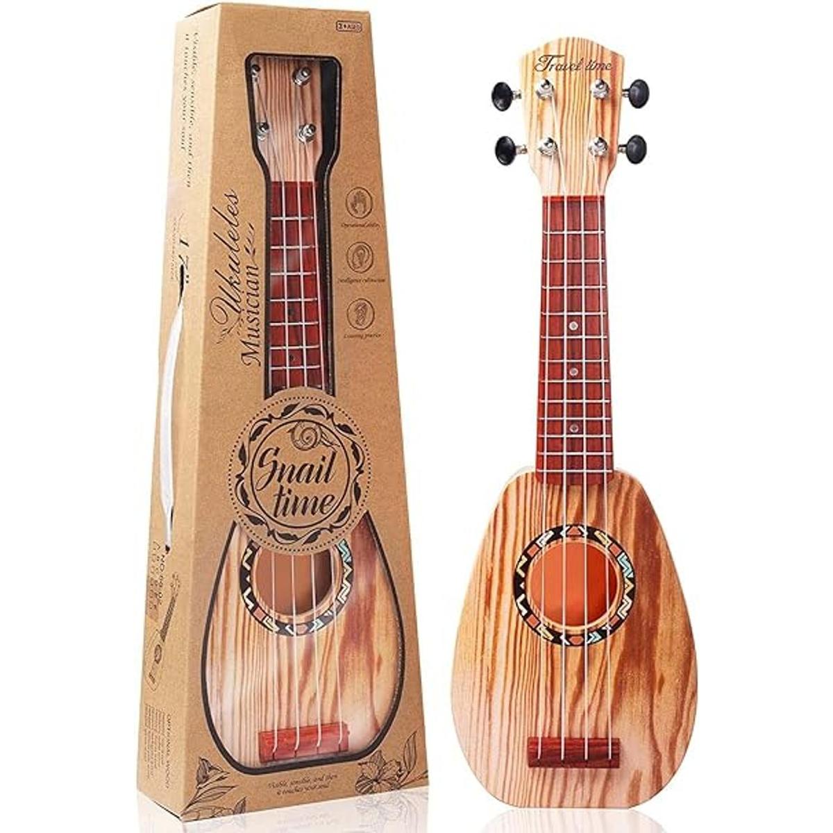 Juguete de guitarra de ukelele para niños de 17 pulgadas
