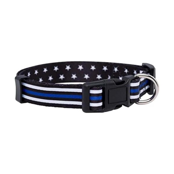 Native Pup Thin Blue Line Collar para perros pequeño_1