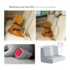 Mogoko Cinturón de seguridad para perros a prueba de_3