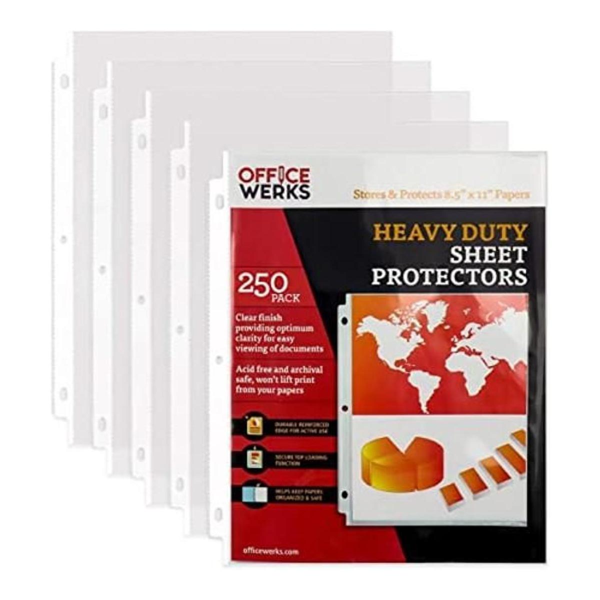 Protectores de hojas transparentes de alta resistencia