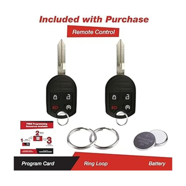 KeylessOption Llave de repuesto para llave de coche F150_2