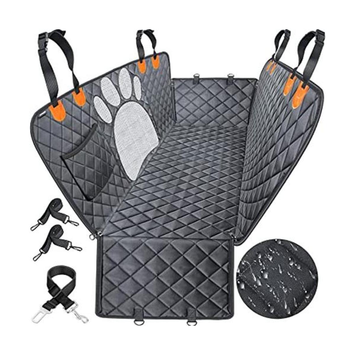 URPOWER Fundas de asiento para perro mejoradas con ventana