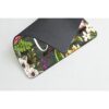 Alfombrilla Pingpi para mouse con diseño de flores y texto_3