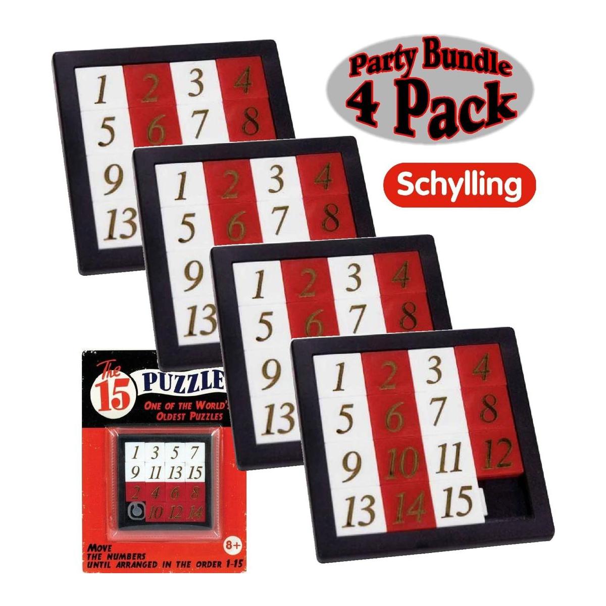 Schylling The 15 Puzzle con estuche transparente 4