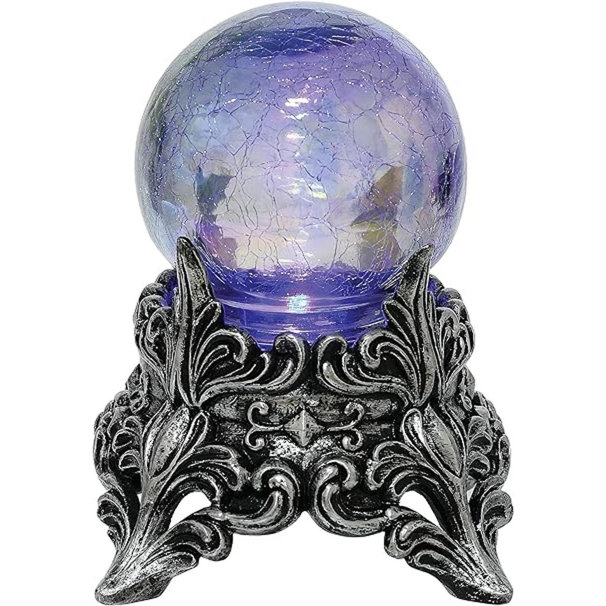 Seasons Decoración de bolas de cristal místico morado