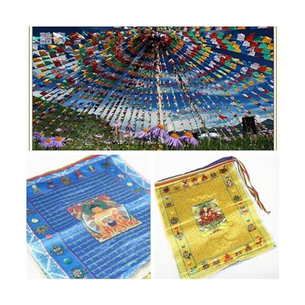 Banderas tibetanas de oración para exteriores bandera de_5