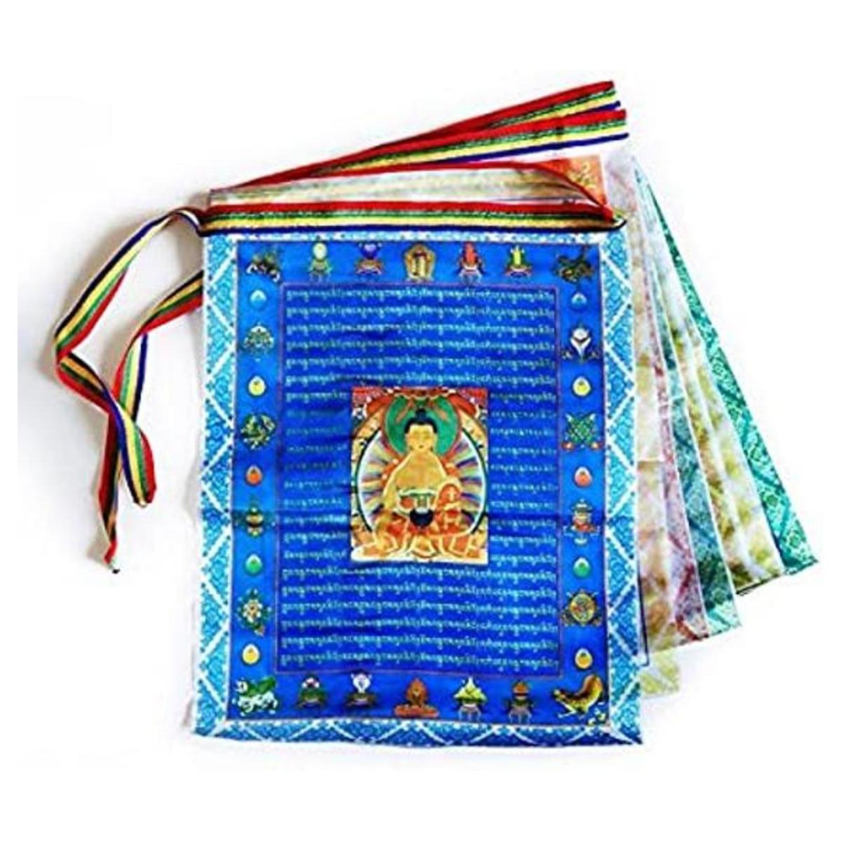 Banderas tibetanas de oración para exteriores bandera de