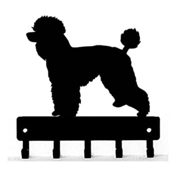 Soporte para correa de perro con diseño de caniche de_1
