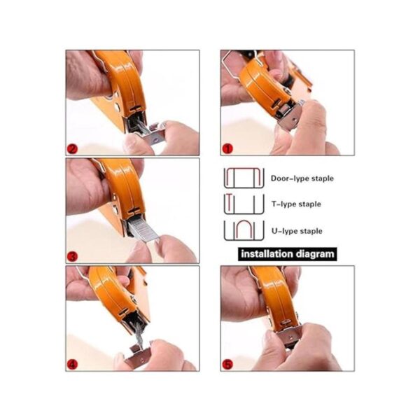 Swpeet Kit de de grapas 3 en 1 con removedor de