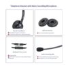 Auriculares de teléfono con cable de 0.098 in para