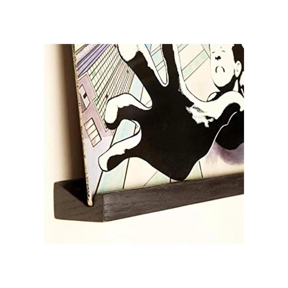 KAIU Soporte de pared para estante de discos de vinilo
