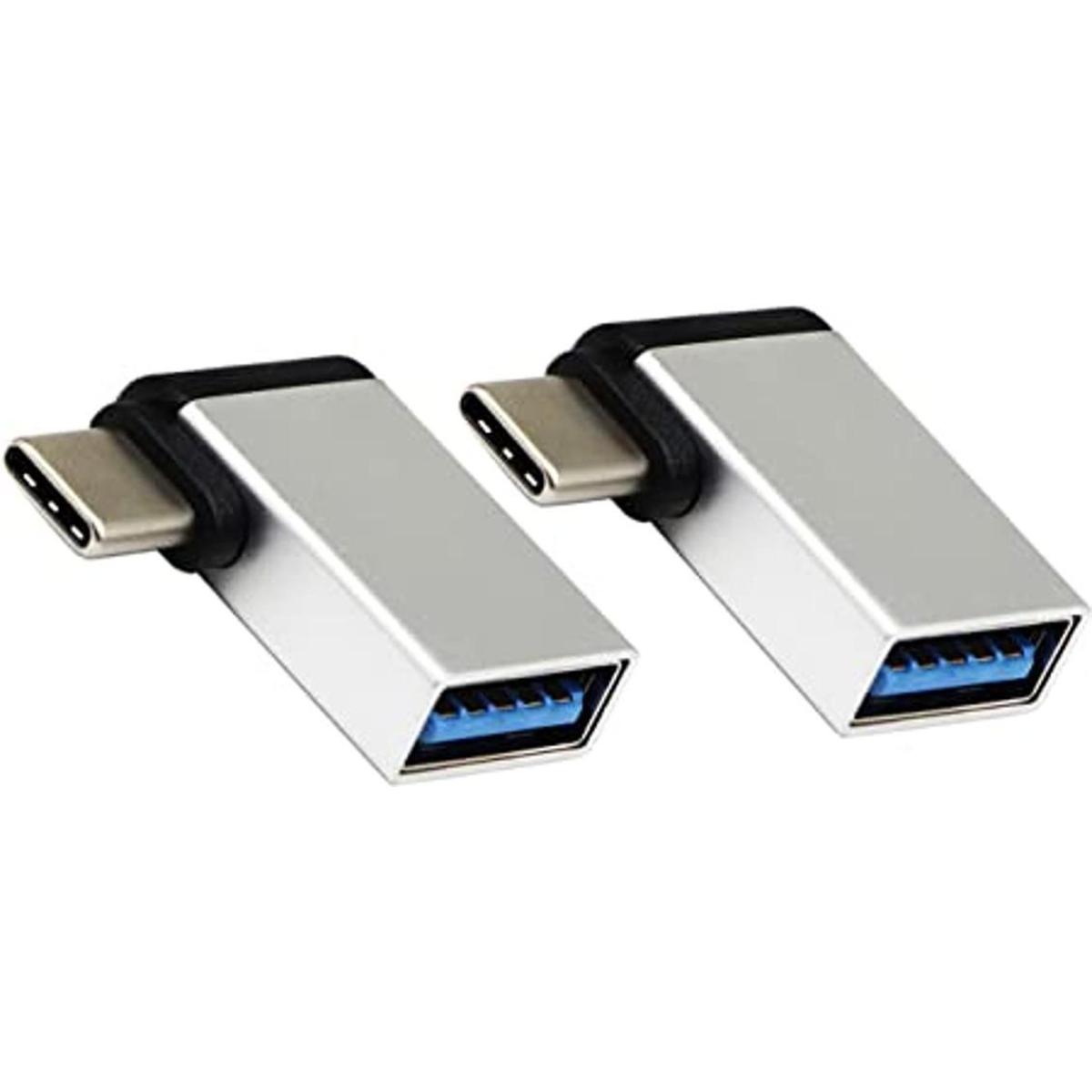 USB C a USB 3.0 adaptador USB a 3.0 hembra a 90 derecha