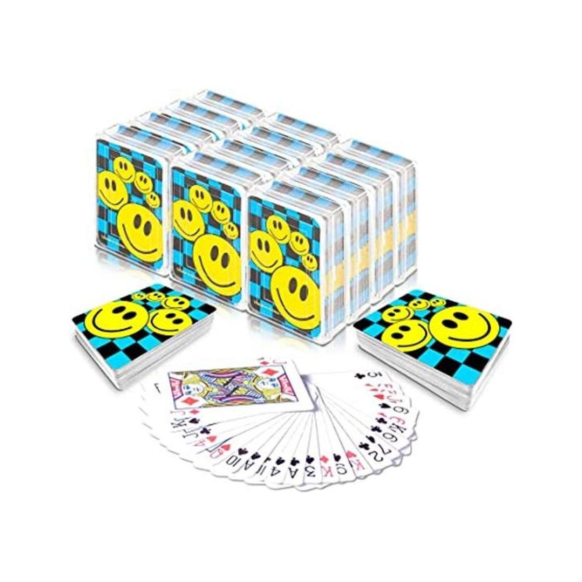 Gamie Mini Smile Playing Cards Deck Pack de 12 2.5