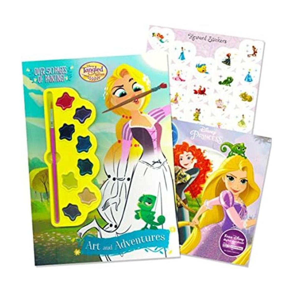 Princesas Disney enredados libro para colorear juego para