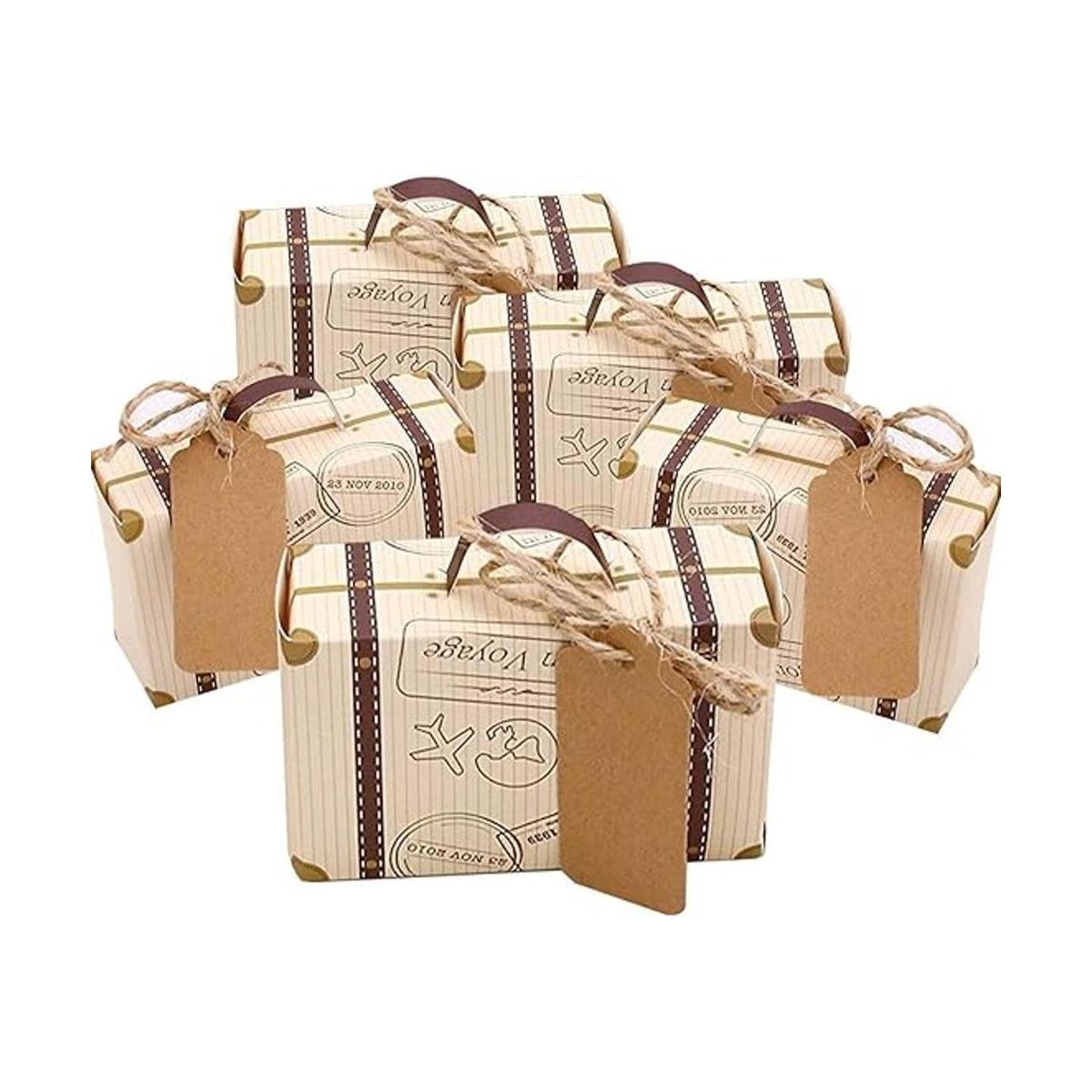 Faylapa Cajas de dulces para maleta caja de dulces para