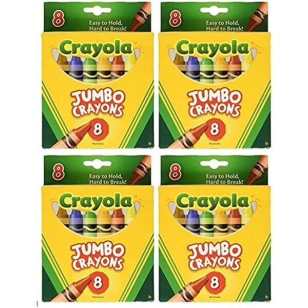 Crayola Paquete de 4 crayones gigantes de 8 quilates_1