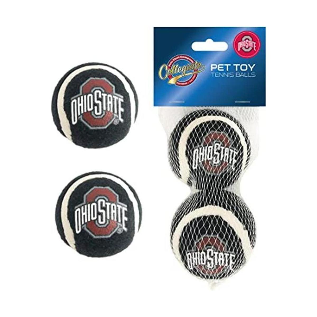 Pets First NCAA Ohio State Buckeyes pelotas de tenis para