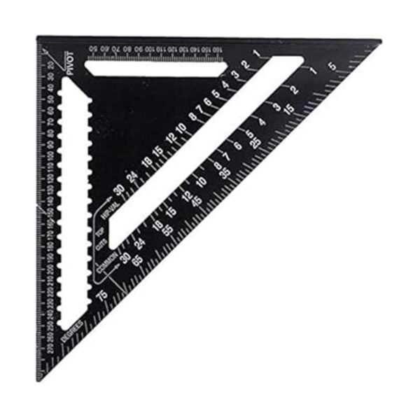 Rafter Square Carpenter Herramienta cuadrada de aluminio_3