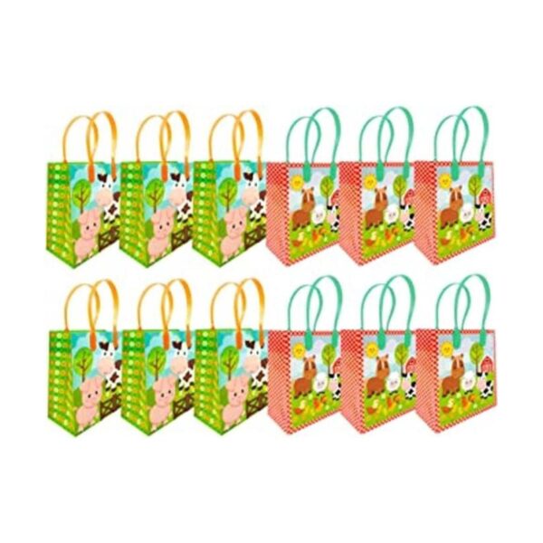 Tiny Mills Barnyard Bolsas de regalo con asas animales_1