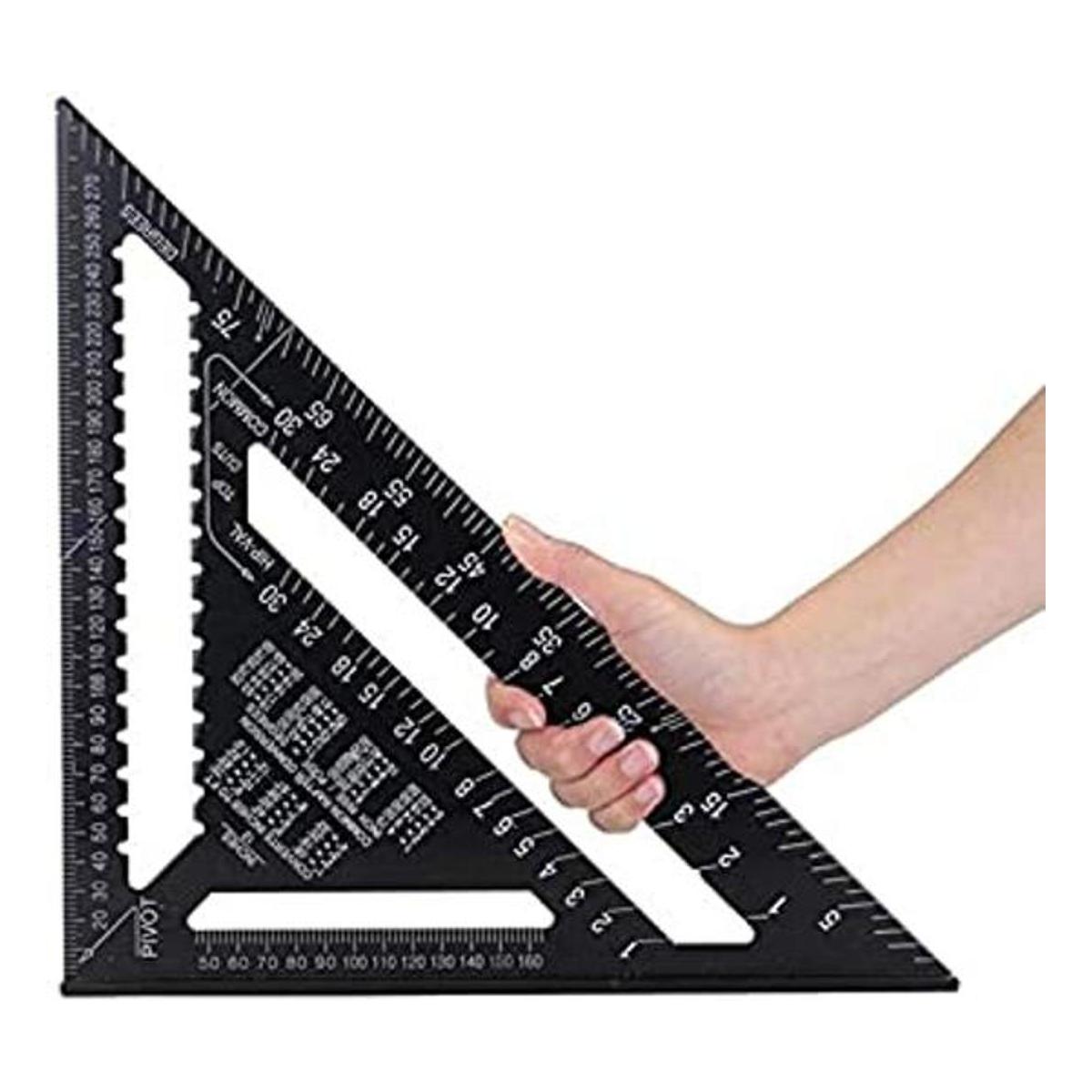 Rafter Square Carpenter Herramienta cuadrada de aluminio