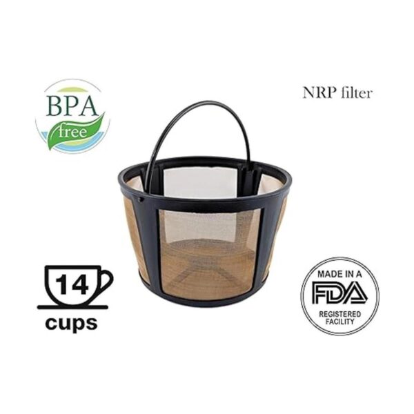 NRP Pantalla inferior 14 tazas de repuesto de filtro de