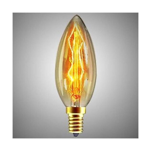 CTKcom Bombillas Edison de 40 W casquillo E14 6